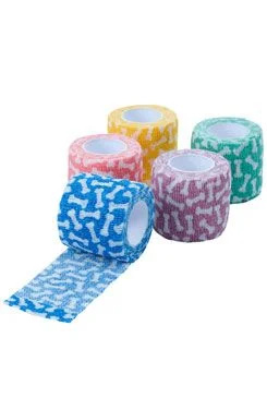 KRUUSE Obinadlo elast. Fun-Flex 5cmx4,5m, Bones mix 10ks