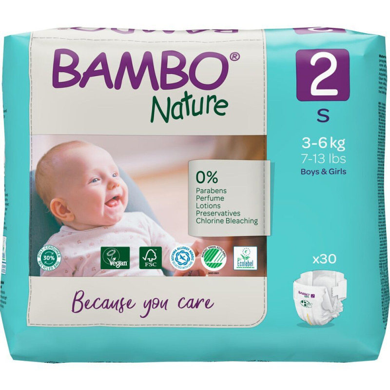 Abena Bambo Nature 2 S pro 3-6kg (30ks)