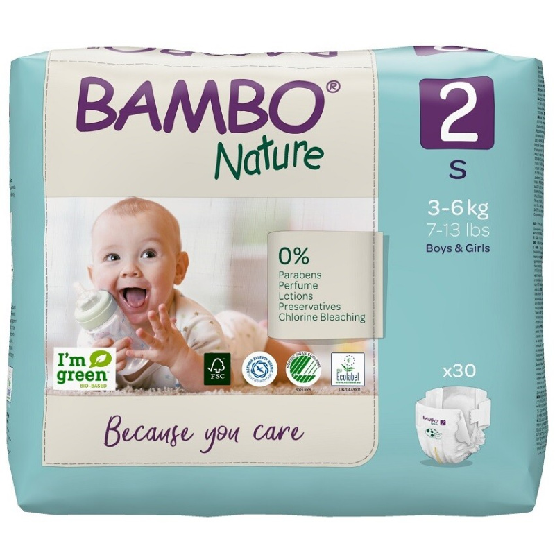 Abena Bambo Nature 2 S pro 3-6kg (30ks)