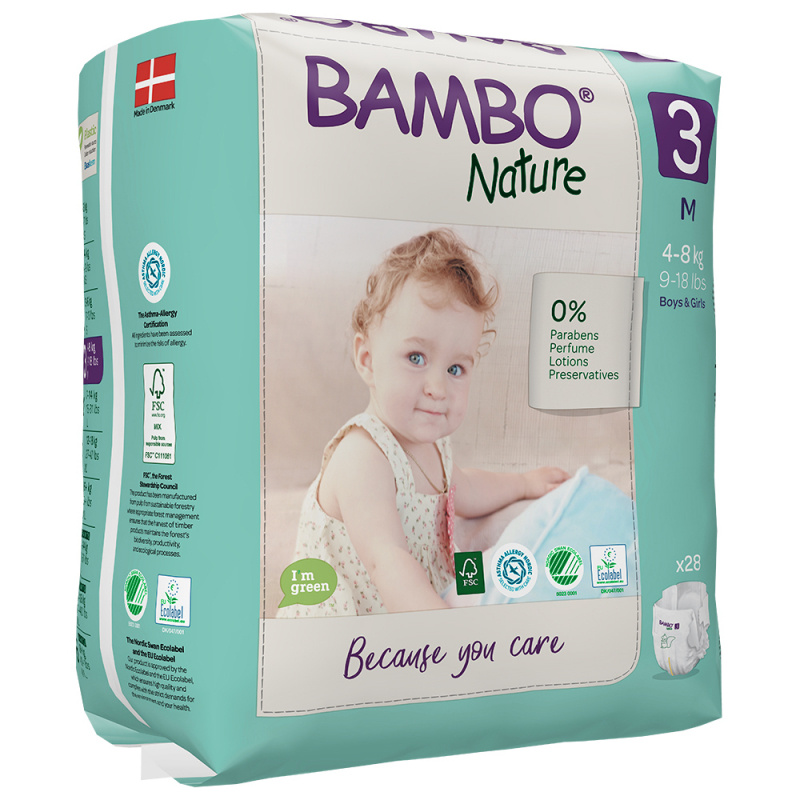 Abena Bambo Nature 3 M pro 4-8kg (28ks)