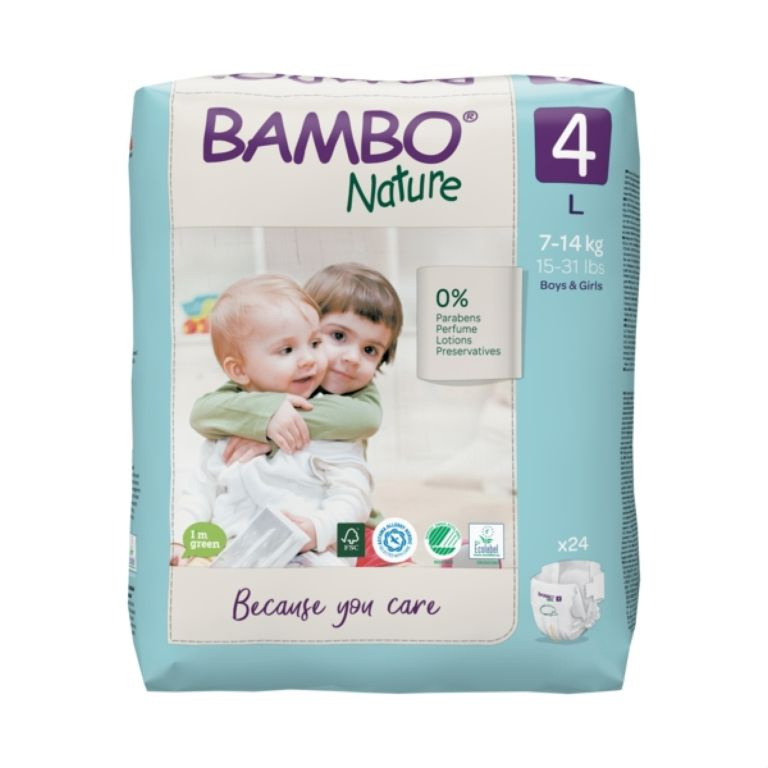 Abena Bambo Nature 4 L pro 7-14kg (24ks)
