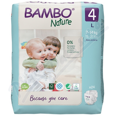 Abena Bambo Nature 4 L pro 7-14kg (24ks)