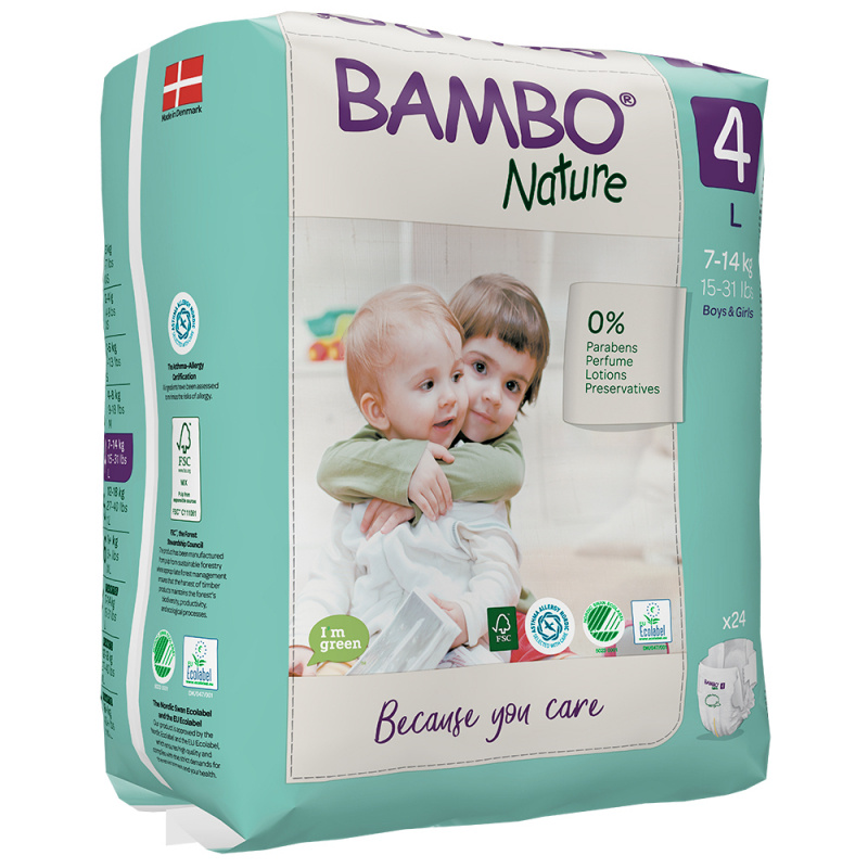 Abena Bambo Nature 4 L pro 7-14kg (24ks)