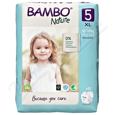Abena Bambo Nature 5 XL pro 12-18kg (22ks)