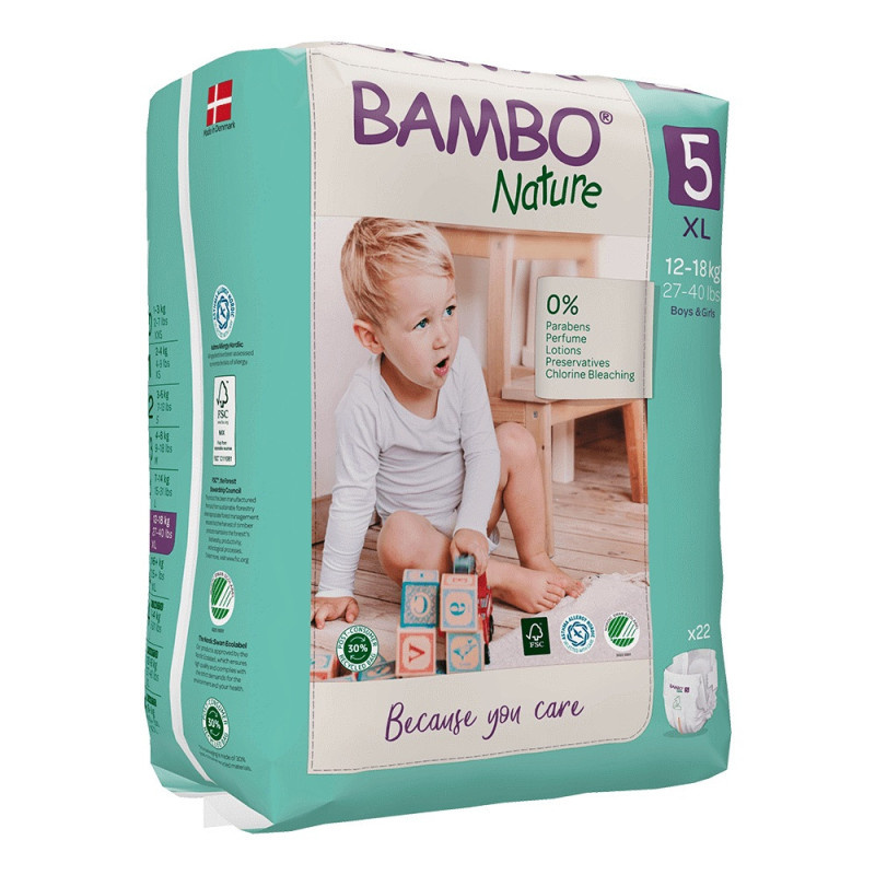 Abena Bambo Nature 5 XL pro 12-18kg (22ks)