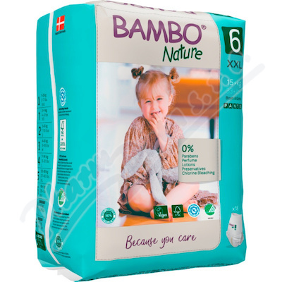 Abena Bambo Nature Pants  6 XXL pro 18+kg (18ks)