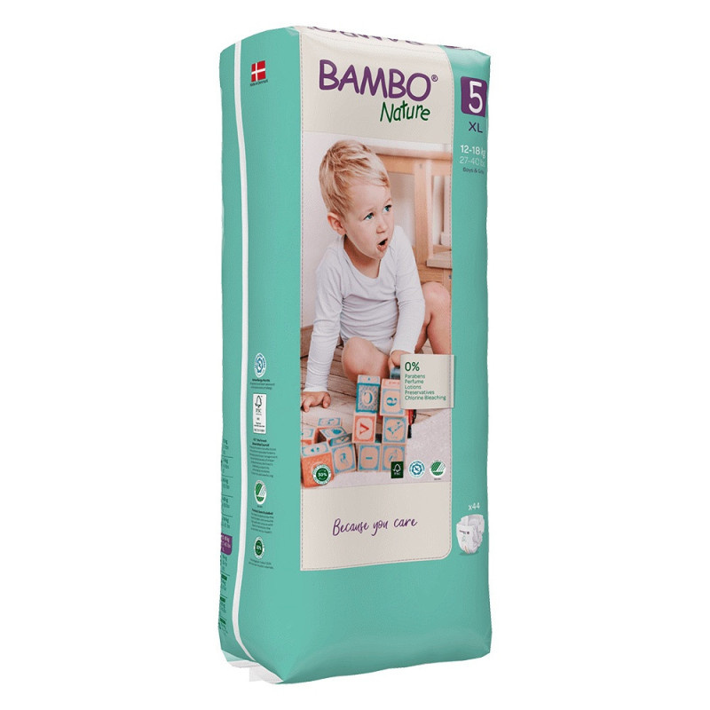Abena Bambo Nature 5 XL pro 12-18kg (44ks)