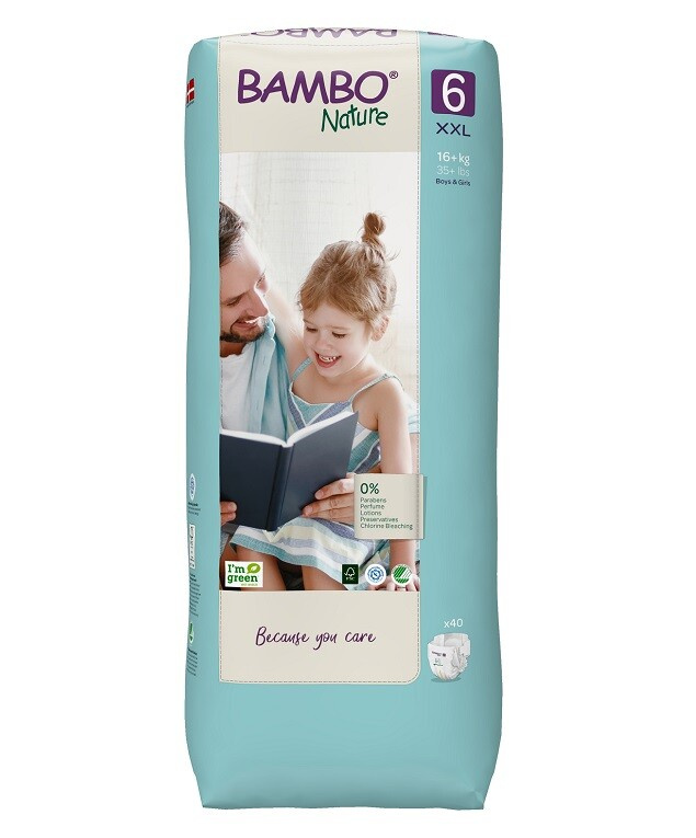 Abena Bambo Nature 6 XXL od 16kg (40ks)