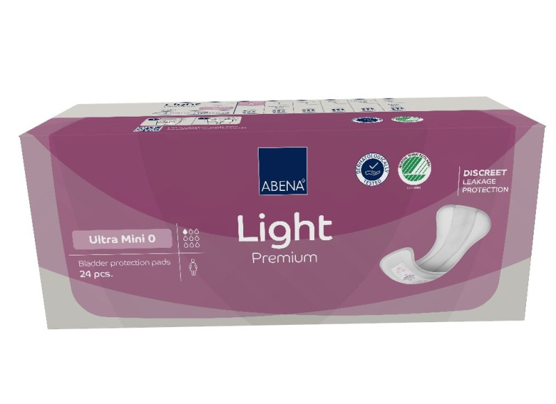 ABENA Light ultra mini 0 inkontinenční vložky 24 ks