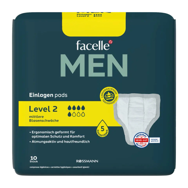 facelle Inkontinenční vložky Men Level 2 10 ks