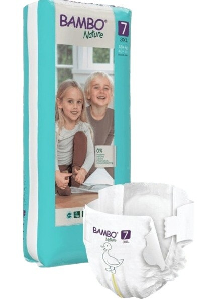 Bambo Nature 7 dět.plenkové kalhotky 18+ kg 40ks
