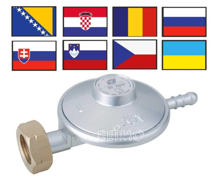 Regulátor plynu 30mbar Ro/CZusw