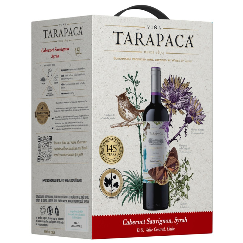 Tarapacá Bag in Box Cabernet Syrah