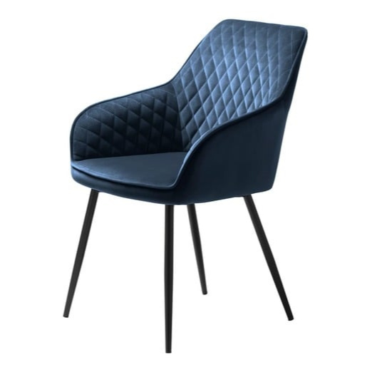 Unique-Furniture MILTON jídelní židle unique furniture modrá polyester 38 460 010