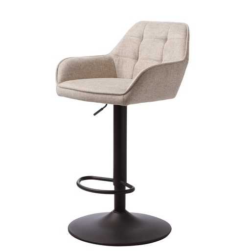 Unique-Furniture NOLAN barová židle unique furniture béžová látka 50 840 000