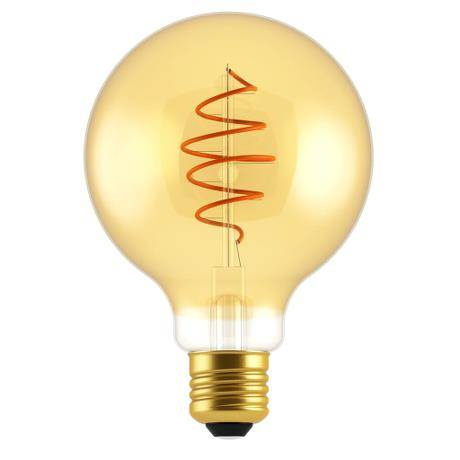 Nordlux Stmívatelná LED žárovka Spiral deco 5 W - zlatá