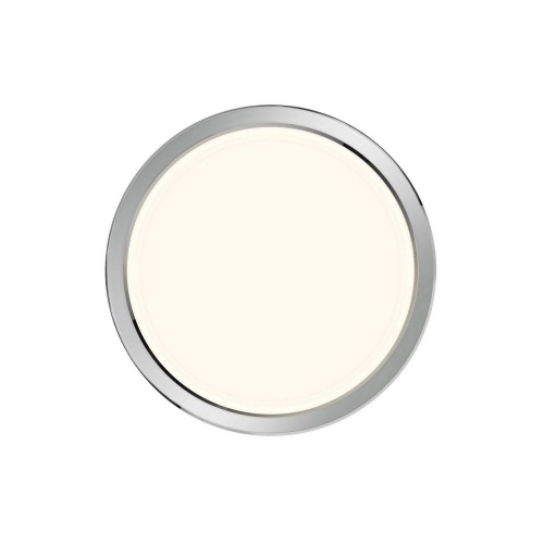 Stropní svítidlo Nordlux Oja ⌀29,4cm, DIM 3000K/4000K, IP54 Barva: bílá/chrom