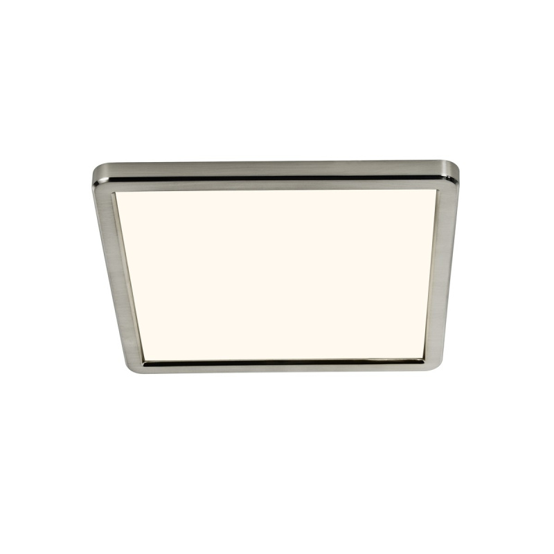 Nordlux Stropní svítidlo Oja square 29,4cm, DIM 3000K/4000K, IP20 Barva: bílá/chrom