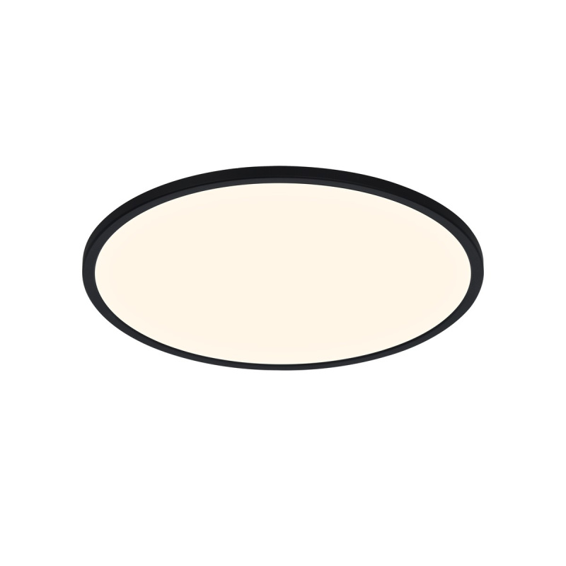 Stropní svítidlo Nordlux Oja ⌀43cm, DIM 3000K/4000K, IP54 Barva: Černá