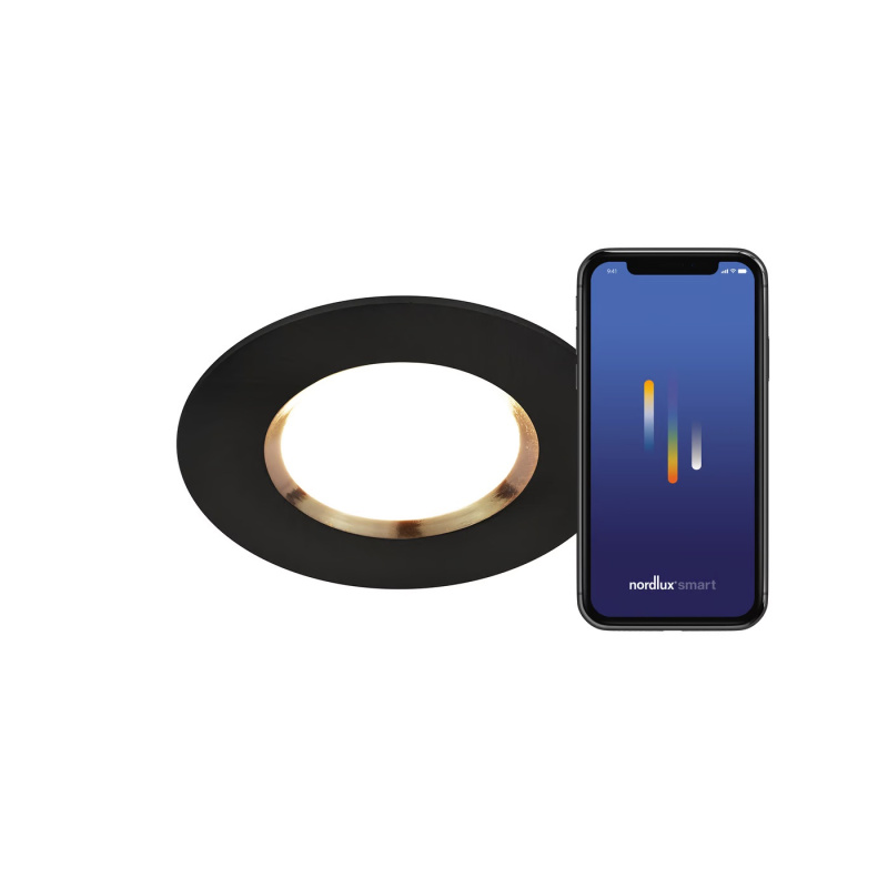 Nordlux Stmívatelná bodovka Dorado ovládaná přes Bluetooth Barva: Nikl