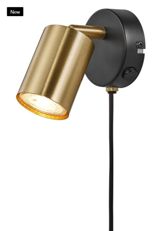 Nordlux Nástěnná lampa Explore 1xGU10, Max 7W Barva: Zlatá