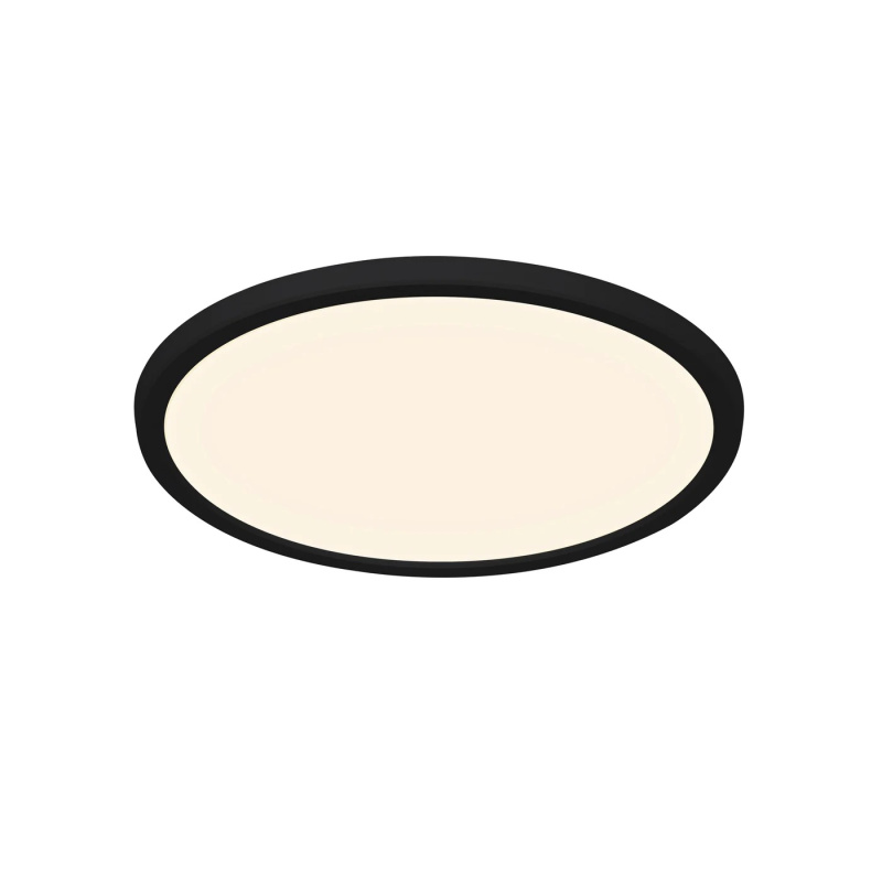 Stropní svítidlo Nordlux Oja ⌀29,4cm, CCT switch 3000K/4000K, IP20 Barva: Černá