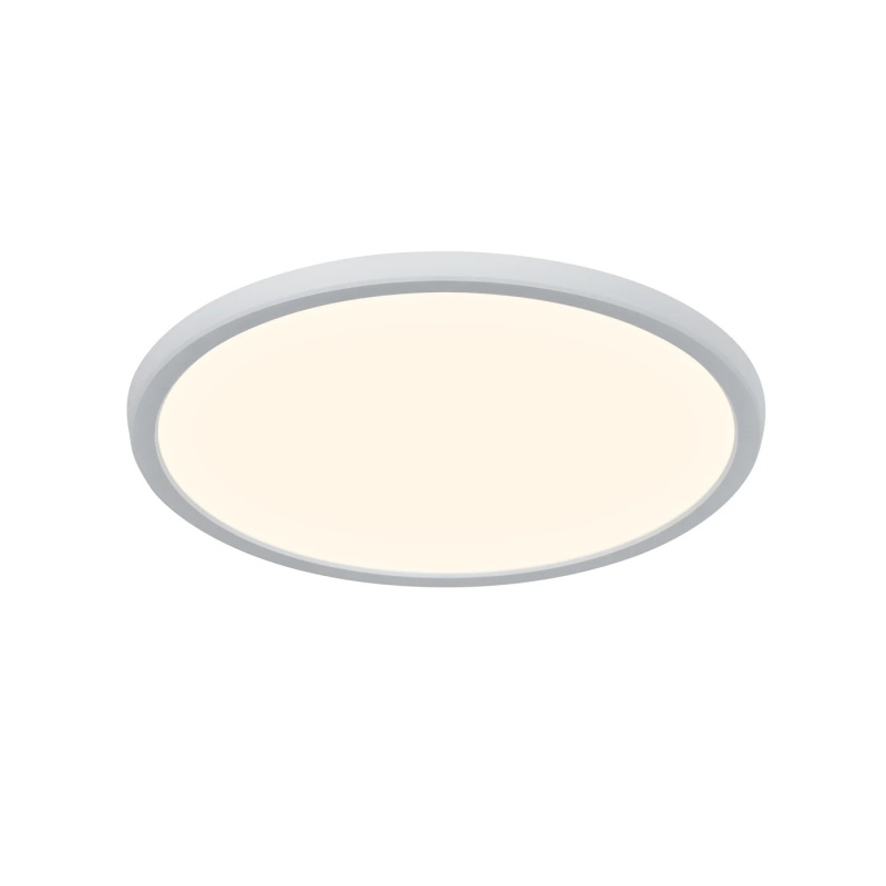 Nordlux Stropní svítidlo Oja ⌀29,4cm, CCT switch 3000K/4000K, IP54, stmívatelné Barva: Bílá