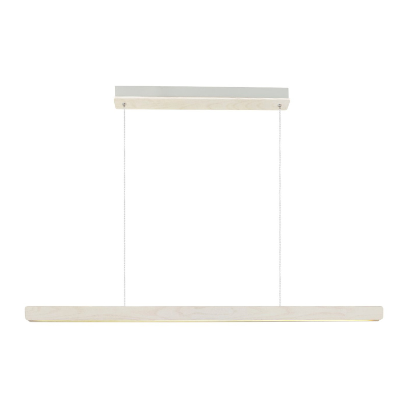 Nordlux Dřevěné LED závěsné svítidlo Ilgas, d.115cm, 3000K Barva: Bílá