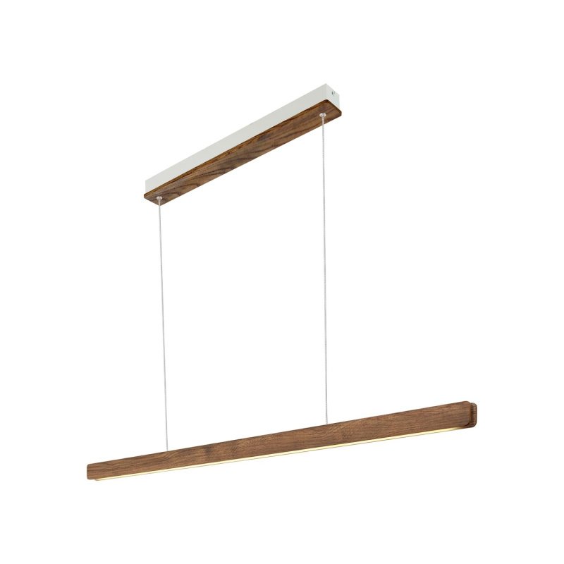 Nordlux Dřevěné LED závěsné svítidlo Ilgas, d.115cm, 3000K Barva: Tmavé dřevo