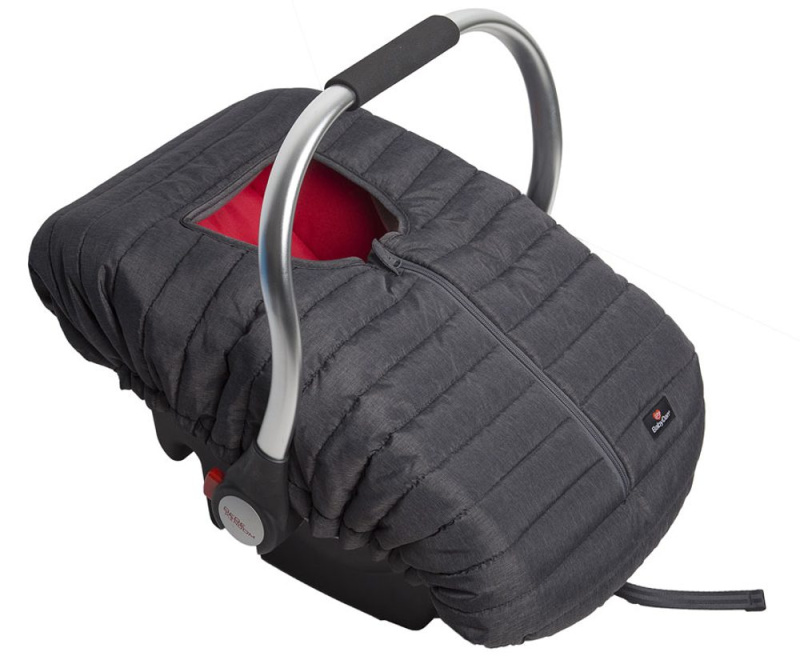 BabyDan zimní prošívaný kryt autosedačky šedý