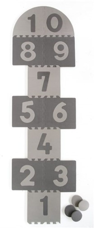 BabyDan Skákací panák - podložka puzzle 90x90cm