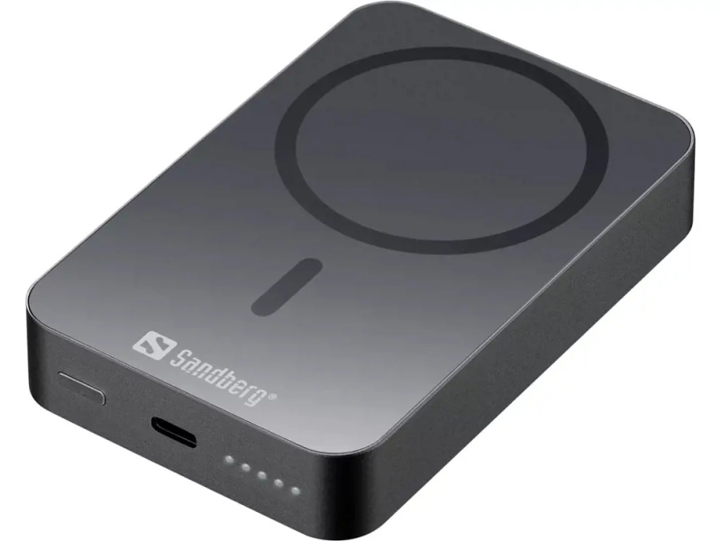 Sandberg Magnet Wireless Powerbank 10000 ALU