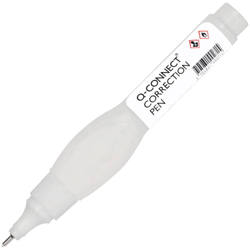 Korekční pero Q-Connect, kovový hrot, 8 ml