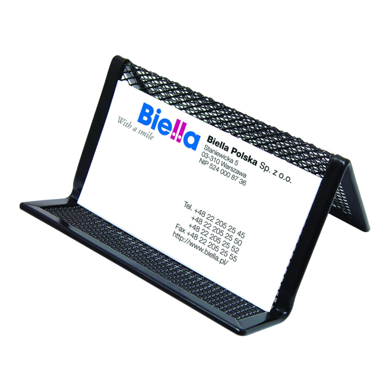 Stojánek na vizitky Q-Connect, černý