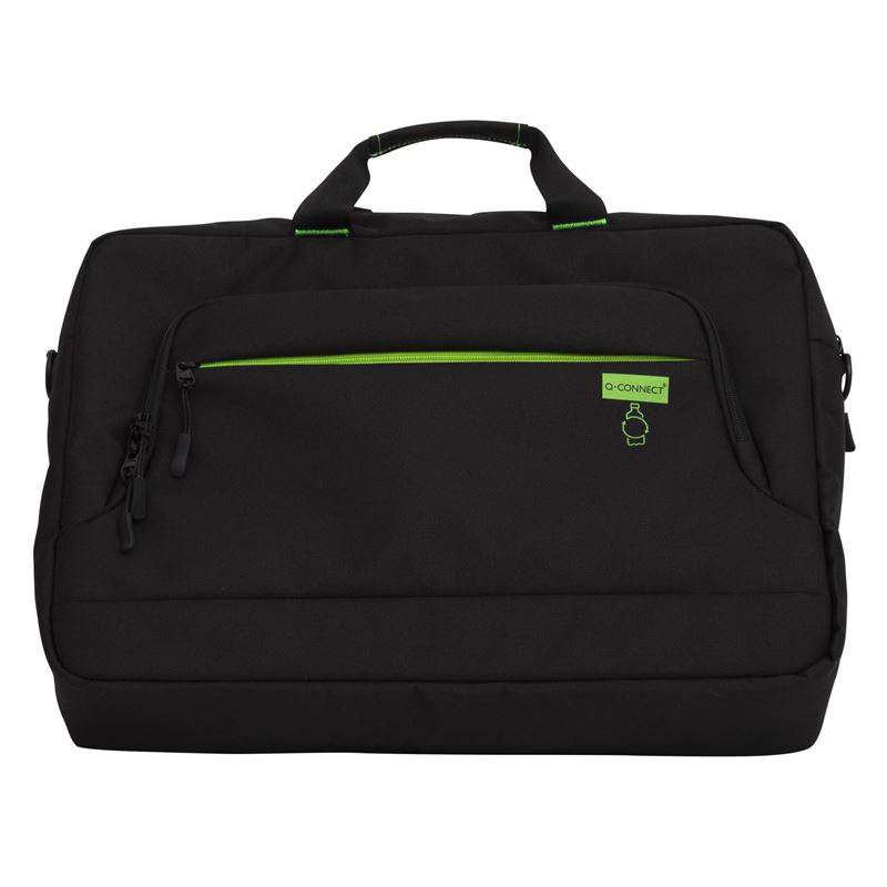 Taška na notebook Q-Connect - recyklovaná, 17,2", černá