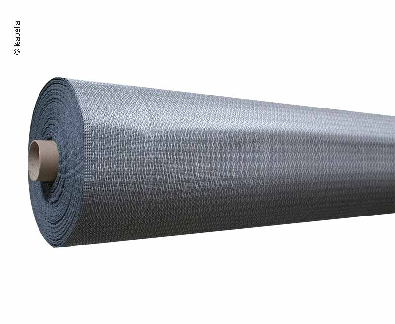 Markýzový koberec Isabella Design Flint 50m role tmavě šedá