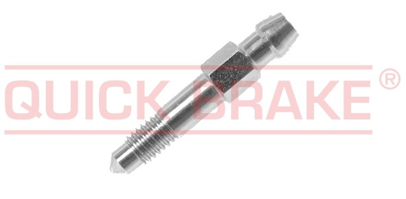 QUICK BRAKE Odvzdušňovací šroub M6x1, délka 38 mm, na brzdové vedení