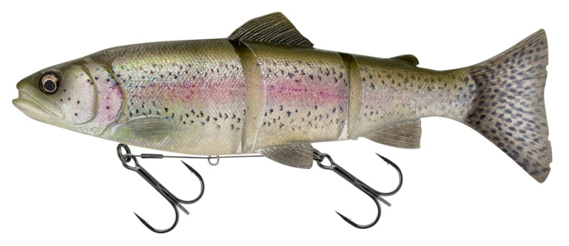 Savage gear gumová nástraha 3d line thru trout clear rainbow trout - 20 cm 93 g