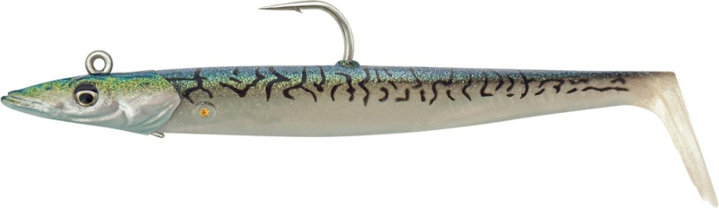 Savage gear gumová nástraha sandeel v2 sinking mackerel - 14 cm 33 g