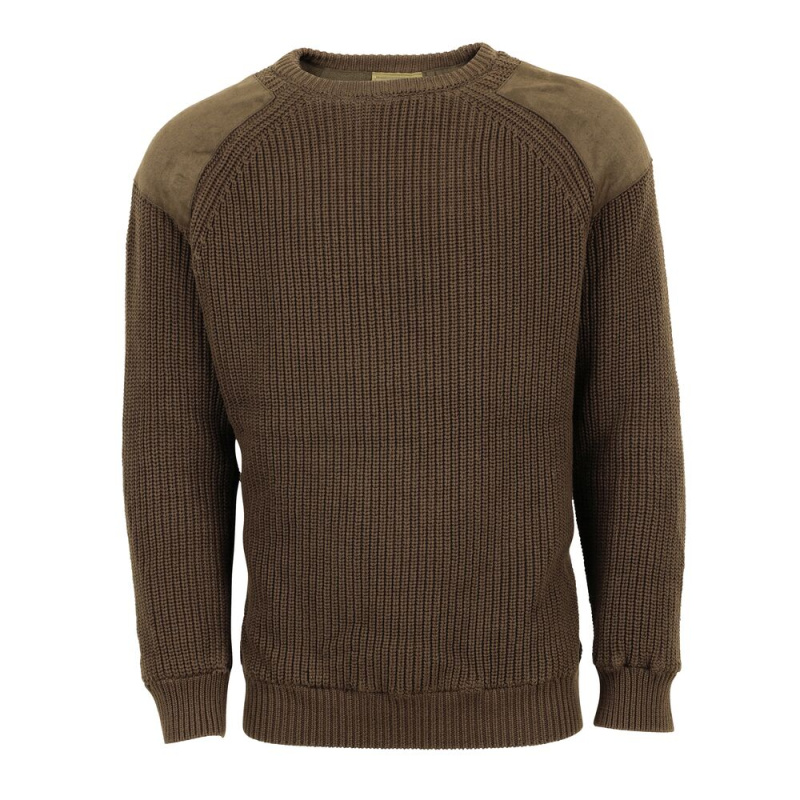 Prologic svetr signature fishermans knit jumper - l