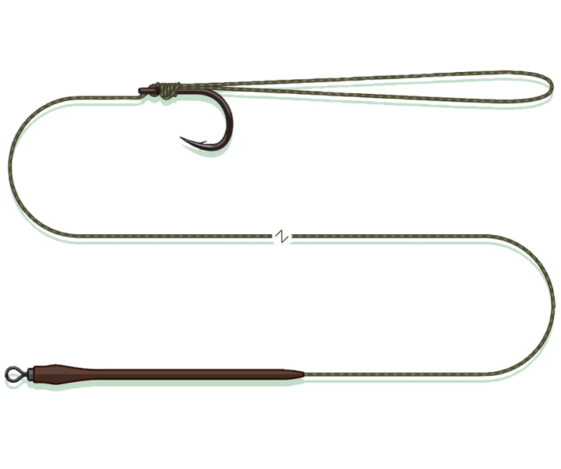 Madcat návazec standard pellet rig suspending - 0,95 mm 65 cm 2/0