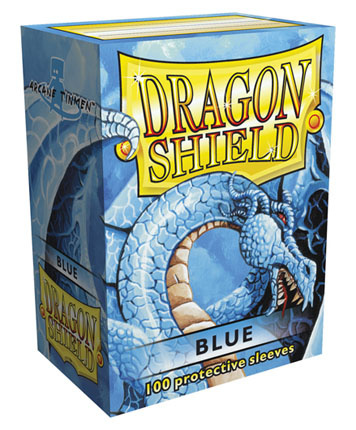 Obaly na karty Dragon Shield 63,5 x 88 mm - leské barevné, barva modrá