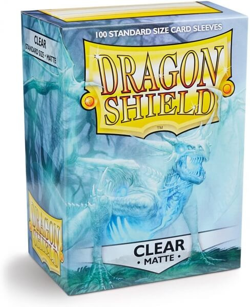 Dragon Shield Standard obaly na karty matně čiré (100 obalů) Čirá