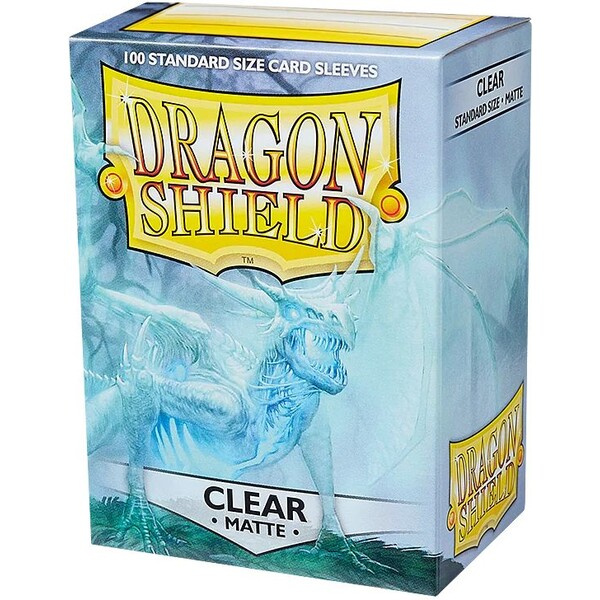Dragon Shield Standard obaly na karty matně čiré (100 obalů) Čirá