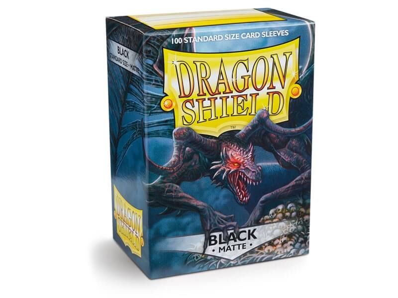 Dragon Shield Standard obaly na karty matně černé (100 obalů) Černá