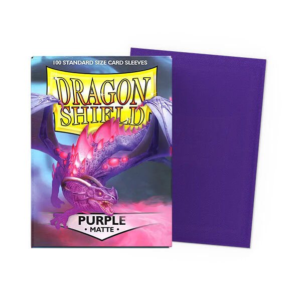 Obaly na karty Dragon Shield 63,5 x 88 mm - Matte (barevné), barva fialová