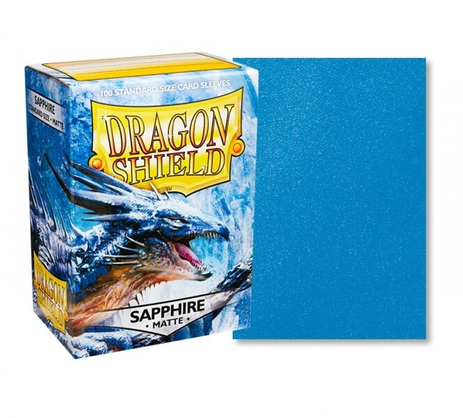 Obaly na karty Dragon Shield 63 x 88 mm - Sapphire, Matte