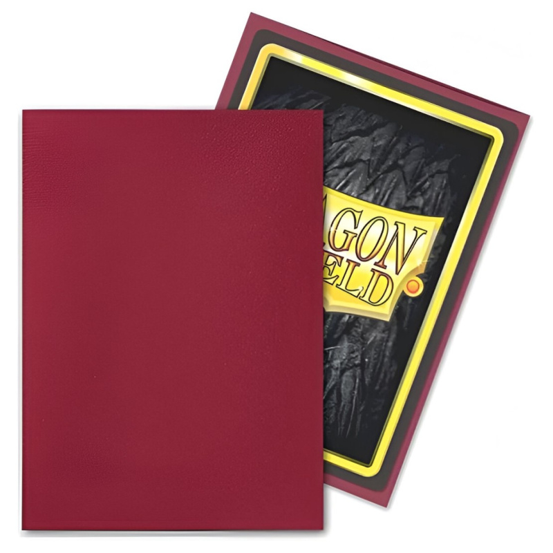 Obaly na karty Dragon Shield Standard Sleeves - Matte Blood Red - 100 ks