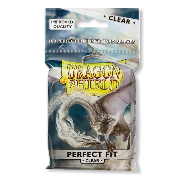 Dragon Shield Standard Perfect Fit obaly na karty průhledné (100 obalů) Čirá