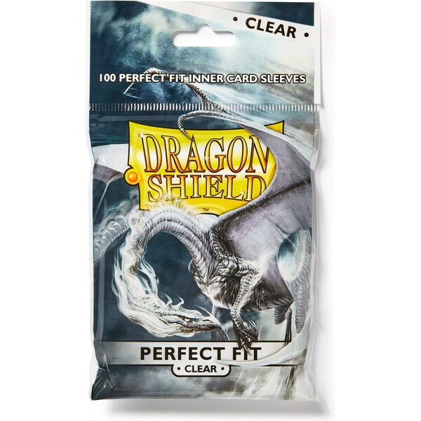 Dragon Shield Standard Perfect Fit obaly na karty průhledné (100 obalů) Čirá